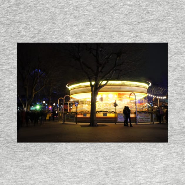 Merry Go round near river thames by fantastic-designs